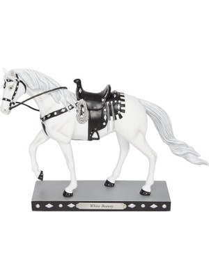 TeknoKapsül Enesco The Trail Of Painted Ponies Beyaz Güzellik At Figürü, 5,5 Cm, Çok Renkli