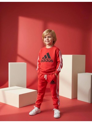Ays Bebe %100 Pamuk 2 Iplik Şardonsuz Unisex Çocuk Eşofman Takımı