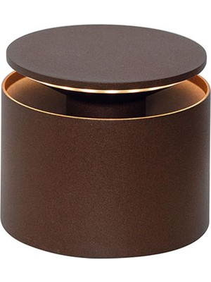 Zafferano, Push-Up Lambalı, Kablosuz, Şarj Edilebilir, Dokunmatik Kontrollü Masa Lambası, Dış Mekan Kullanımına Da Uygun, Dimmer, 2200-3000 K, Yükseklik 80-100 Cm, Renkli Corten