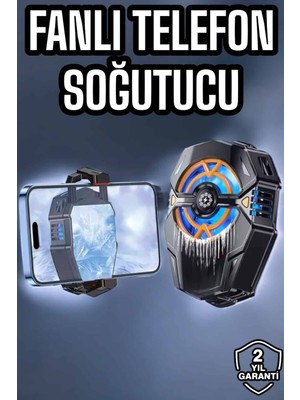 Esranın Dünyası Fanlı Telefon Soğutucu Pervaneli Soğutma Fanı - Lisinya