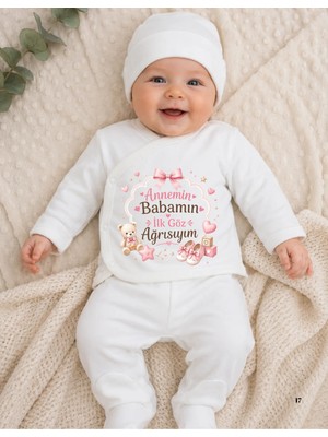 Lupi Anne Babasının Ilk Göz Ağrısı Yazılı Bebek Alt Üst Tkımı