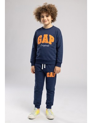 Ays Bebe %100 Pamuk Likralı 3 Iplik Şardonsuz Süzene Nakışlı Unisex Çocuk Takımı