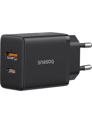 TeknoKapsül Cube C+U 20W Şarj Cihazı-Siyah
