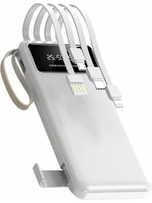 Teknodayım Powerbank Şarj Cihazı 4 Çıkışlı 20.000 Mah Powerbank Taşınabilir Çoklu Giriş