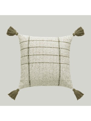 TeknoKapsül Linens Coze Kırlent Kılıfı 50X50 cm Hardal