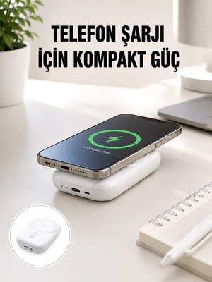 Teknodayım 22.5W Süper Hızlı Şarjlı Çok Fonksiyonlu 10000 Mah Powerbank Yeni Nesil