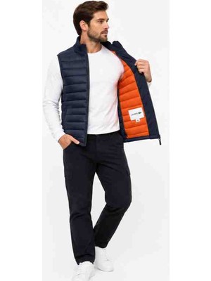 Lacoste Lacivert Slim Fit Erkek Yelek
