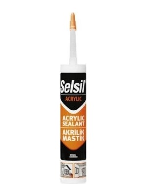 İlkel Grup Beyaz Akrilik Mastik - Silikonize Akrilik - 500 gr
