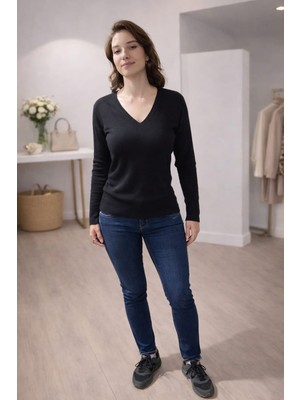 Mare Butik Yan Taş Detaylı Toparlayıcı Jean 3xl - Mavi