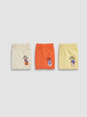 LC Waikiki Erkek Çocuk Baskılı Boxer 3 Lü  (W6)
