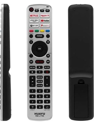 Ozka Concept Huayu RM-L1700 Netflix-Youtube-Prime Video-Rakuten Tuşlu Lcd-Led Tv Kumanda