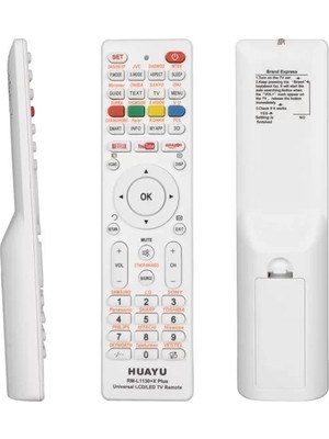 Ozka Concept Huayu RM-L1130+X Plus Beyaz LCD LED Tv Kumanda