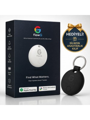 FlowGear Flowg Bluetooth Akıllı Takip Cihazı – Ios ve Android Uyumlu Anahtarlık Takip Cihazı, Kayıp Bulucu, Çanta Cüzdan Valiz Takip Evcil hayvan takip