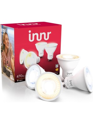 Innr Akıllı GU10 LED Spot 4'lü - Zigbee Uyumlu, Mevcut GU10 Duyunu Akıllandırın