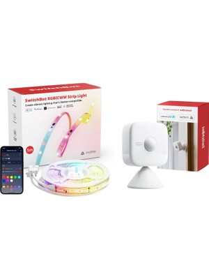 Switchbot Akıllı LED Şerit ve Mmwave Varlık Sensörü - Hareketi Algılayıp Işığı Otomatik Yönetin