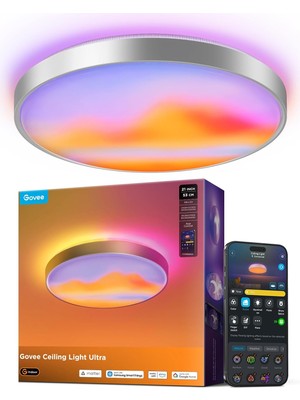 Govee Ultranz Light Aı Akıllı Tavan Lambası - Fikrinizi Yapay Zekayla Katmanlı Işık Efektlerine Dönüştürün, 5000 Lm
