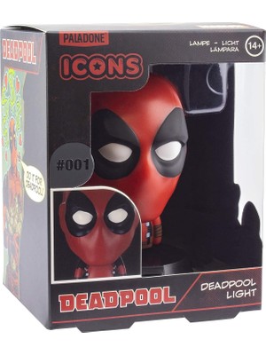 Paladone Deadpool Resmi Lisanslı 3D Icon Light Gece Lambası