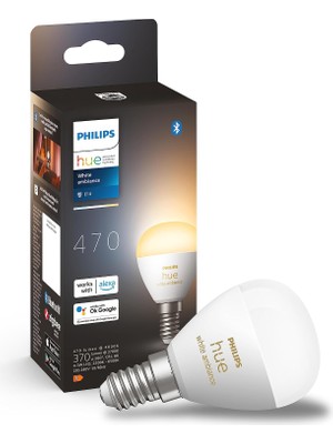 Philips Hue White Ambiance E14 Akıllı LED Ampul 470 Lm - Sıcaktan Soğuğa Ayarlanabilir Beyaz Işık