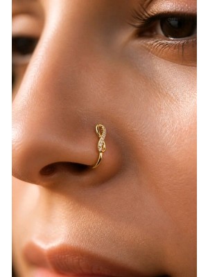 Monalisa Home Sarı  Renk Sıkıştırmalı Burun Kulak Piercıng