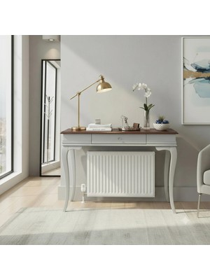 Wooding Mobilya 90 cm Masif Rustik Gri Ceviz Petek Üstü Yüksek Dresuar