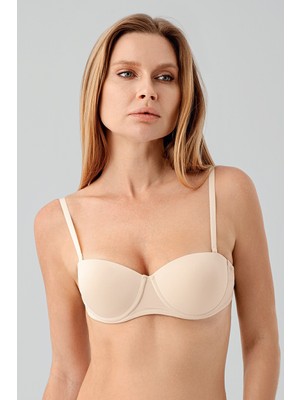 NEWBRA LINGERIE Destekli Sırtı Şeffaf Sütyen