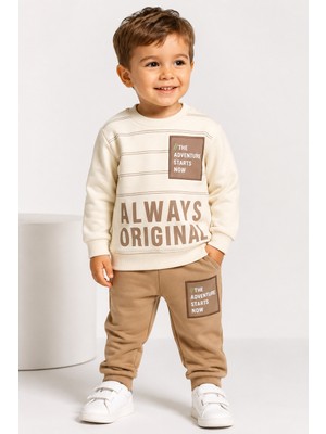 Milano Kids Erkek Çocuk Mevsimlik Alt Üst Pamuklu Takım 2-5 Yaş