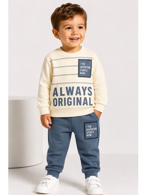 Milano Kids Erkek Çocuk Mevsimlik Alt Üst Pamuklu Takım 2-5 Yaş