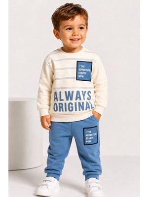 Milano Kids Erkek Çocuk Mevsimlik Alt Üst Pamuklu Takım 2-5 Yaş
