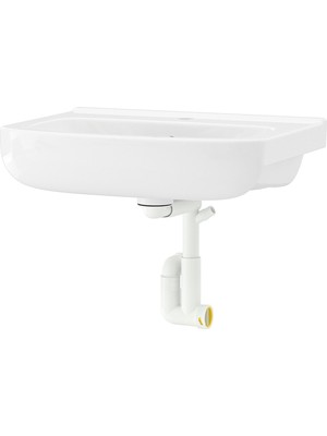 IKEA Modern Beyaz Lavabo 54X40 - Şık Banyo Aksesuarı - Kaliteli Modern Tasarım