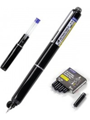 Writech W-784 Siyah Basmalı Dolma Kalem Blister Kırtasiye Ürünü