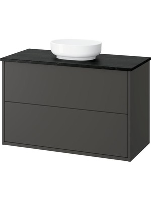 IKEA Modern Siyah Lavabo 102X49 - Şık Banyo Aksesuarı - Kaliteli Modern Tasarım