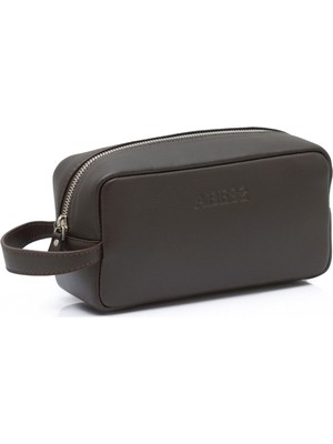ABESS Premium Hakiki Deri Erkek El Çantası - Kahverengi Lüks Clutch (A5516K) | Günlük & Seyahat
