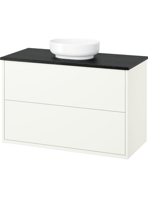 IKEA Modern Beyaz Lavabo 102X49 - Şık Banyo Aksesuarı - Kaliteli Modern Tasarım