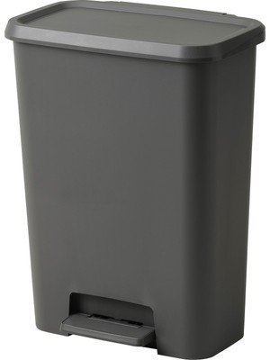 IKEA Modern Gri Çöp Kutusu 50 Lt - Şık Banyo Aksesuarı - Kaliteli Modern Tasarım