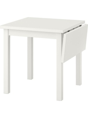 Hobiurun Katlanır Mutfak Masası, Beyaz, 2-4 Kişilik, Katlanabilir, 74/104X74 cm