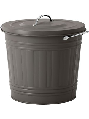 IKEA Modern Gri Çöp Kutusu 16 Lt - Şık Banyo Aksesuarı - Kaliteli Modern Tasarım