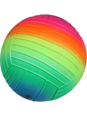 NW NessiWorld Double W Sports Gökkuşağı Tırtıklı Pvc Top 23CM