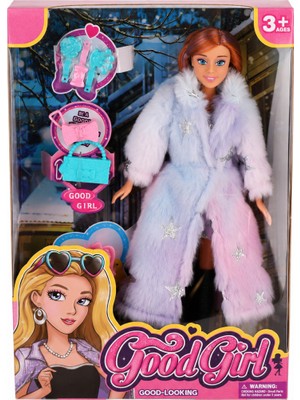 NW NessiWorld WG-66768  Aksesuralı Kürklü Bebek 29 cm Adet Fiyatıdır