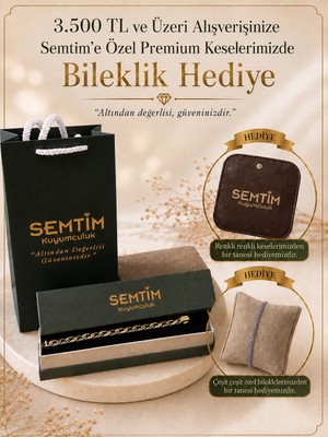 Semtim Kuyumculuk Sertifikalı 316L Çelik Nazar Boncuğu Motifli Zirkon Taşlı Premium Altın Kaplama Kadın Küpe