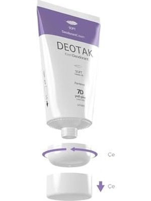 Deotak Soft Hassas Koruma 7 Güne Kadar Etkili Krem Deodorant 35 ml