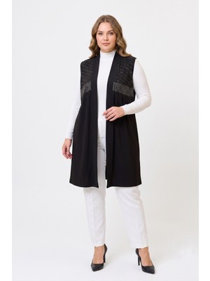 Wearon Kadın Düğmesiz Modelli Yelek 54297 BGL-ST05661