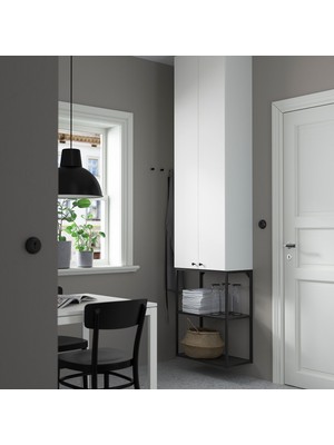 IKEA Modern Beyaz Banyo Rafı 60X32 - Şık Banyo Aksesuarı - Kaliteli Modern Tasarım