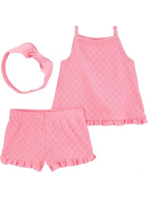 Carter's Kız Bebek Alt Üst Set 1S537310 Pembe