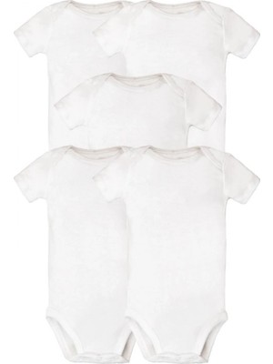 Carter's Layette Bebek 5li Beyaz Body Set  Ss 1L930510 Beyaz