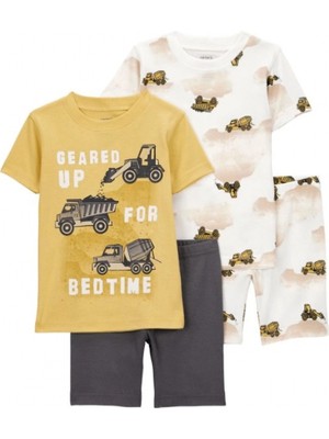 Carter's Erkek Bebek Pijama Set 4lü Paket 1S389010 Renkli