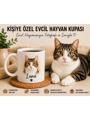 Aion Casa Aıon Casa Kişiye Özel Evcil Hayvan Kupası | Fotoğraflı ve Isimli Kupa