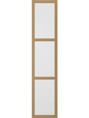 Hobiurun Gardırop kapağı, meşe kaplama-cam, 50x229 cm, menteşeli
