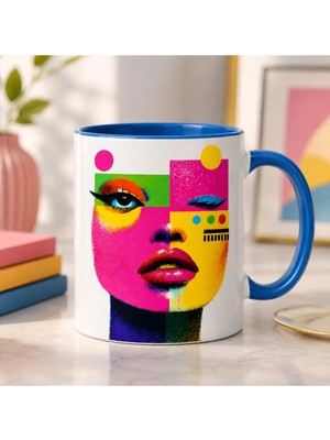 Aion Casa Aıon Casa Pop Art Tasarım Kupa Bardak