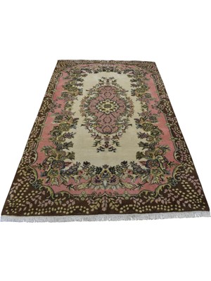 Kilim Antik El Dokuma Burdur Çiçekli Yün Halı 1685 - Yeni - Çok Renkli