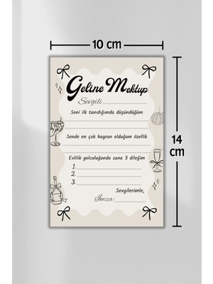 Metranya Geline Mektup 15 Adet, Bride To Be Gelin Için Tavsiye Kartları, Bekarlığa Veda Partisi Nedime Quiz Soruları, Oyun Kartı, Geline Tavsiye Kartları, Bride Eğlence Seti, Bride Konsept Kartları